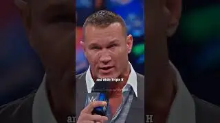 Randy Orton when Evolution reunited on Smackdown in 2019😂