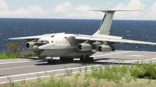 Close Call! Rubystar Ilyushin Cargo Plane Takes Off at Saba Airport