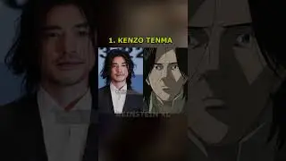 Monster (ANIME) Characters IN REAL LIFE! 🥶 #anime #johanliebertedit