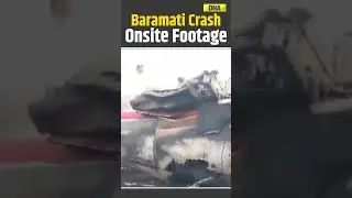 Watch Shocking Visuals from Baramati Plane Crash | Ajit Pawar Onboard | Ajit Pawar News