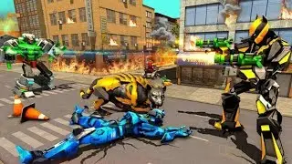 Panther Robot Transformation City War | Amazing Panther Hero Robot Transform Android Gameplay