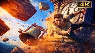 Insane Clock Tower Collapse & Chase in Gaming History EVER | Ultra Realistic Gameplay Uncharted&trade; 4