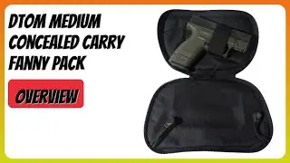 REVIEW (2026): DTOM Medium Concealed Carry Fanny Pack. Features