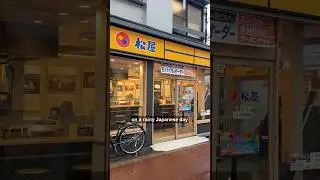 Nothing beats Japanese fast food on a rainy day