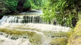 One Minute Relaxing Au Train Falls, Near Pictured Rocks National Lakeshore