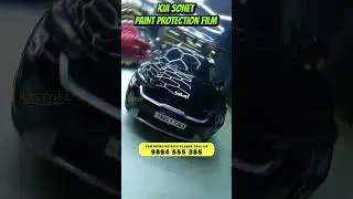 Kia Sonet Paint Protection Film | Car PPF | Car Detailing Chennai | Scratch Protection Film #shorts