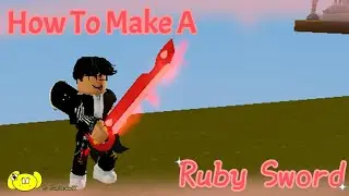 How To Make A Ruby Sword In Island! - Roblox Island