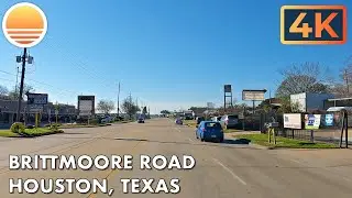 Brittmoore Road in Houston, Texas! Drive with me!