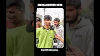 2nd Shift JEE MAINS Exam Reaction Video 2025| JEE EXAM Review Video Kota #jee #exam