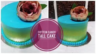 Tall cake .പഞ്ഞി മിഠായിരുചിയിൽ ഒരു കേക്ക് | cotton candy cake | michis kitchen | malayalam