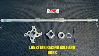LONESTAR RACING AXLE AND HUBS FOR YFZ450R