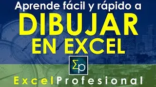 Como dibujar en excel | Dibujar con excel | Cómo hacer dibujos en excel | Excelprofesional