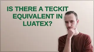Tex: Is there a TECkit equivalent in LuaTeX?