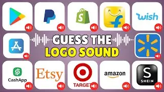 Guess The Shopping App Logo Sound🔥 🛒🔊 | Amazon, eBay, AliExpress