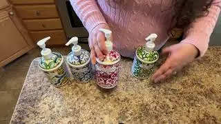 Пахнет просто восхитительно!!! Набор из 8 флаконов жидкого мыла для рук Dolce Breeza, 4 аромата.