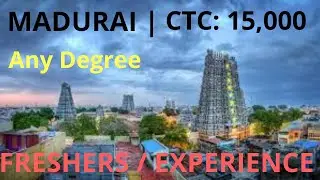 Madurai District Jobs | Freshers & Experience | 2020 #Madurai #job