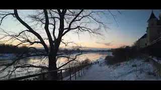 Dresden in Snow ❄️ | 4K Winter Walk &ndash; Mickten Cable Bridge, Golden Reiter & Altstadt&ndash;Neustadt Bridge
