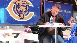 Chicago Bears Keith Van Horne at Chicago Auto Show