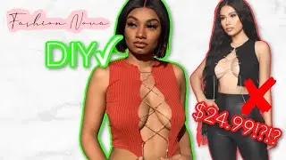DIY: Party Starter Cropped Tank | FASHIONNOVA (save money) 🤑