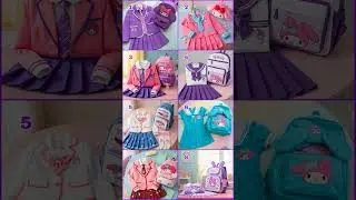 baju seragam dan tas sekolah my melody