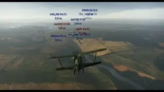 War Thunder Flight И-15 WR Gameplay Crash