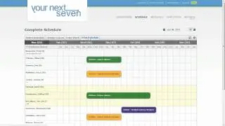 Employee Scheduling - Printed Employee Schedule - YourNextSeven.com