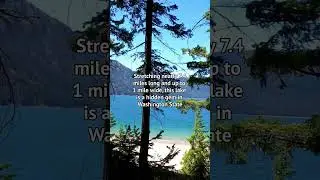 Washington's HIDDEN GEM | Cle Elum Lake #shorts