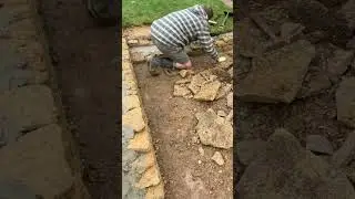 BUILDING STONE WALLS #construction #building #stonework
