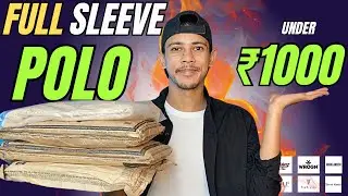 Best Full Sleeve Polo T-Shirts for Men Under 1000 || BUDGET FULL SLEEVES T-SHIRTS
