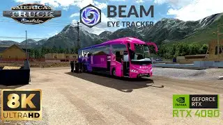 ATS Ultra Realistic Bus Travel JBX3+PNG 1.14+BEAM EYE TRACKER+Definition Reshade RTX 4090 Gameplay