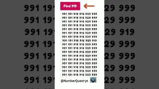 Only Geniuses Can Spot the Odd Number Out! 👀🔥   1073