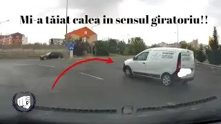 ERA SA FAC ACCIDENT ÎN SENSUL GIRATORIU!! A cui e vina ?