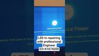 LED tv repairing with professional Engineer#ledtvpanelrepair#ledtvservicecente #samsung #viralvideo