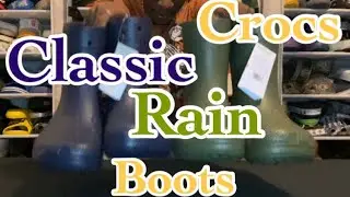 Classic Rain Boots x Crocs Review + on foot