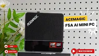 🖥️Powerful ACEMAGIC F5A Mini PC AMD Ryzen AI 9 HX 370 & OS-flexible: Windows, Manjaro, Ubuntu, Linux