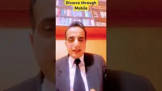 Divorce through Mobile #shorts #iqballawservices
