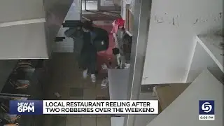 Local restaurant reeling after two robberies over the weekend