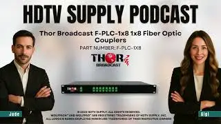 Thor Broadcast F-PLC-1x8 1x8 Fiber Optic Couplers