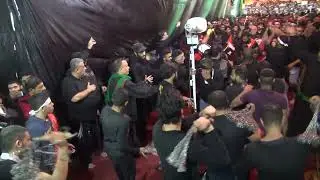 سيدعصام الهاشمي تحليقة نهاية موكب زنجيل اهالي البحرين في كربلاء المقدسة | ليلة 18 صفر 1438هـ
