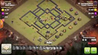 Clash of Clans TH9 GoVaBoHo 3 STAR ATTACK