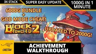 Block Tower TD 2 - UPDATED TO 2000G! Achievement Walkthrough (1000G IN 1 MINUTE) CHEATS+6000G BUNDLE