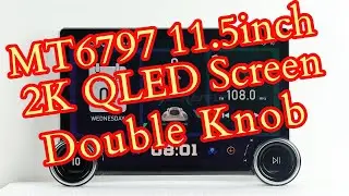 MEKEDE 2 Din MT6797 Head Unit Car Radio Universal 10 Core Double Knob navi 11.5-inch 2K QLED Screen