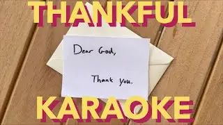 Forrest Frank - Thankful Karaoke