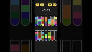 Water sort puzzle level 1569