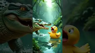 Brave Dog Saves Duck 🐶🦆 #ai #cartoon #dog #story
