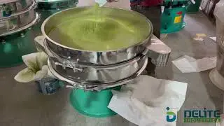 moringa powder cleaning & sieving in vibro separator | DELITE | Vibro Sifter
