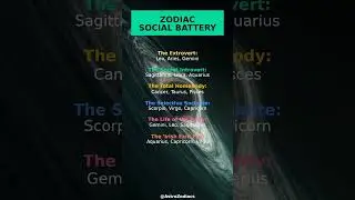 Zodiac Social Battery: Introvert vs Extrovert
