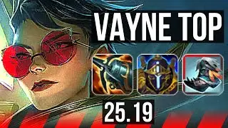 VAYNE vs OLAF (TOP) | Rank 4 Vayne, 13/1/3, Legendary | EUW Challenger | 25.19