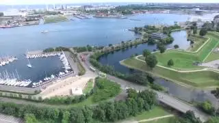 Копенгаген - аэросъёмка. Copenhagen - aerial photography. København - luftfotografering.