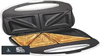 Proctor Silex Sandwich Toaster Omelet And Turnover Maker White (25408Y)